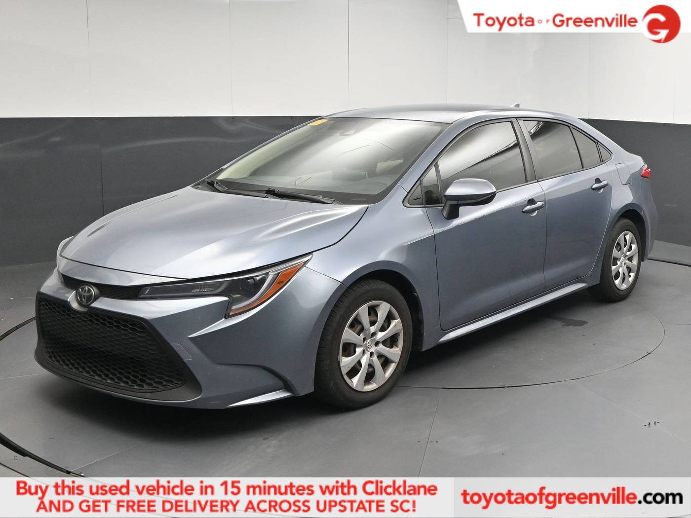2020 Toyota Corolla LE — Sedan — 139,943 mi — Greenville, SC