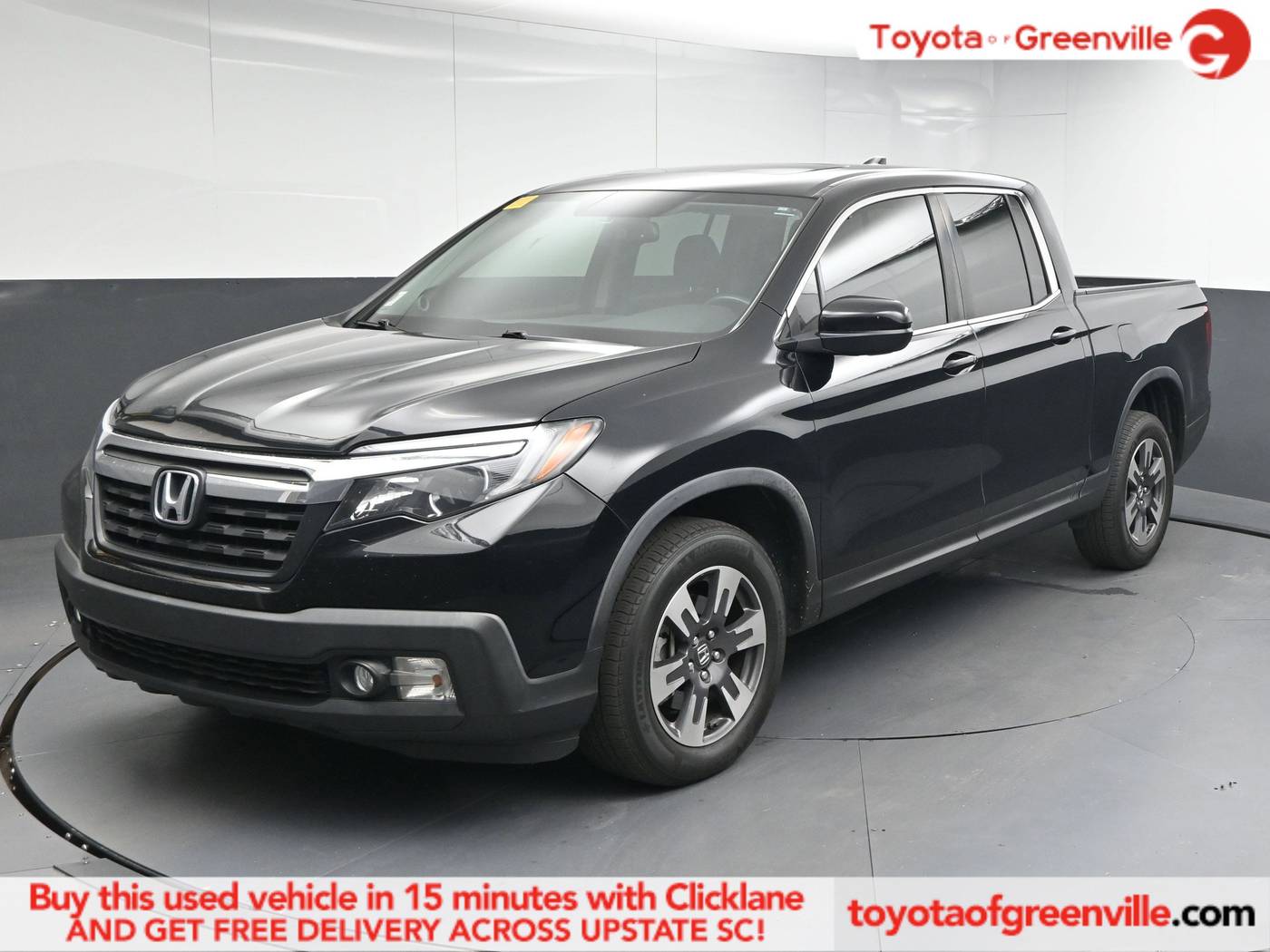 2019 Honda Ridgeline RTL-T — Pickup Truck — 72,780 mi — Greenville, SC