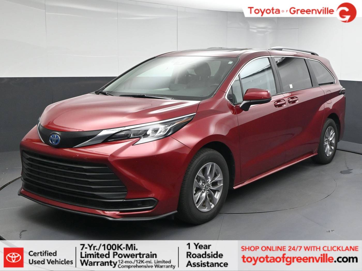 2024 Toyota Sienna LE — Minivan — 22,952 mi — Greenville, SC