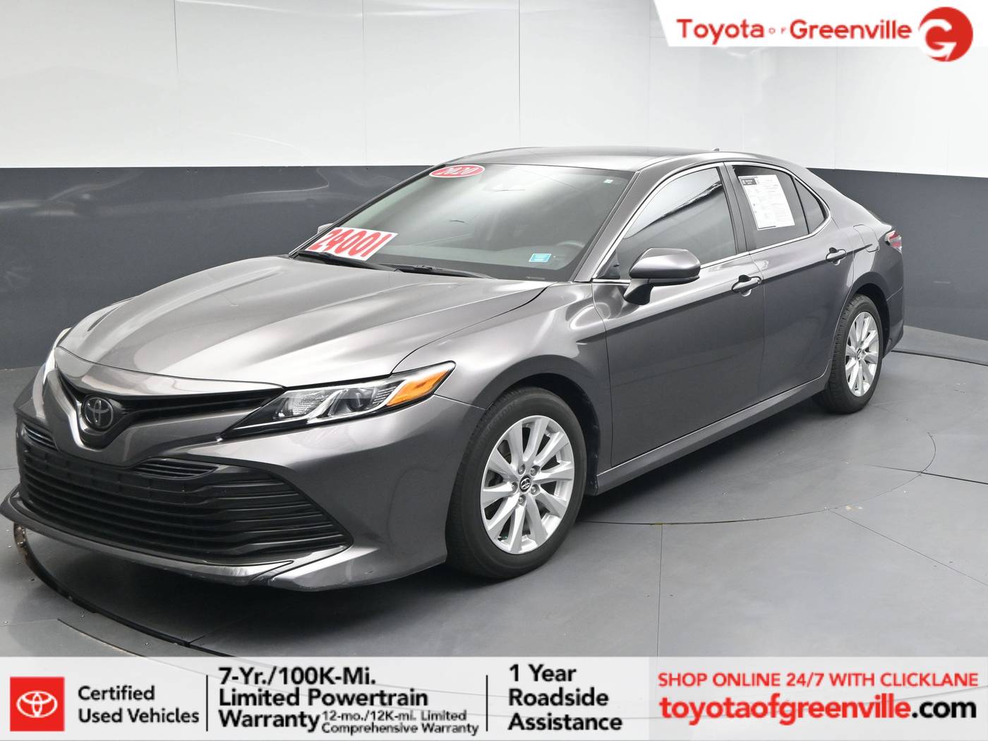 2020 Toyota Camry LE — Sedan — 30,500 mi — Greenville, SC