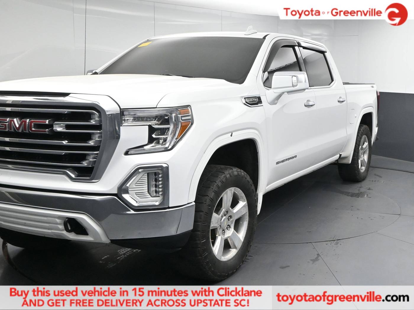 2019 GMC Sierra 1500 SLT — Pickup Truck — 57,394 mi — Greenville, SC