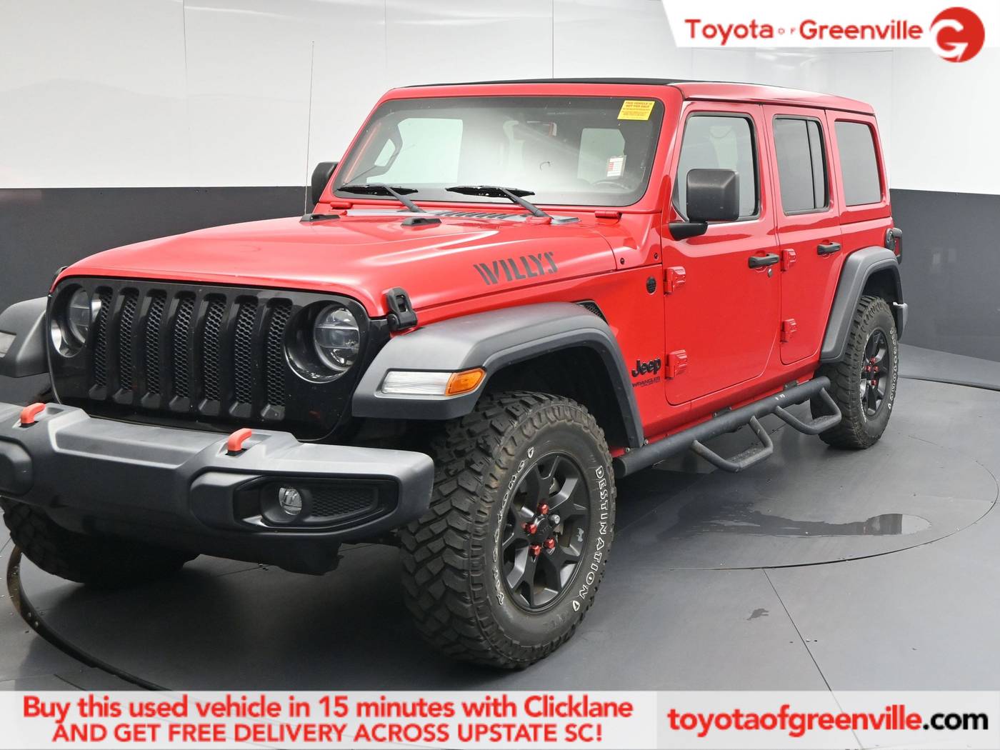 2021 Jeep Wrangler Willys — SUV — 66,067 mi — Greenville, SC