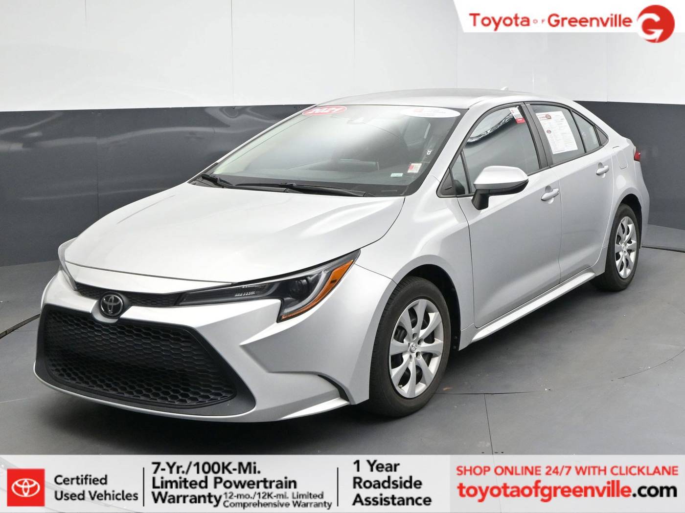 2021 Toyota Corolla LE — Sedan — 60,995 mi — Greenville, SC