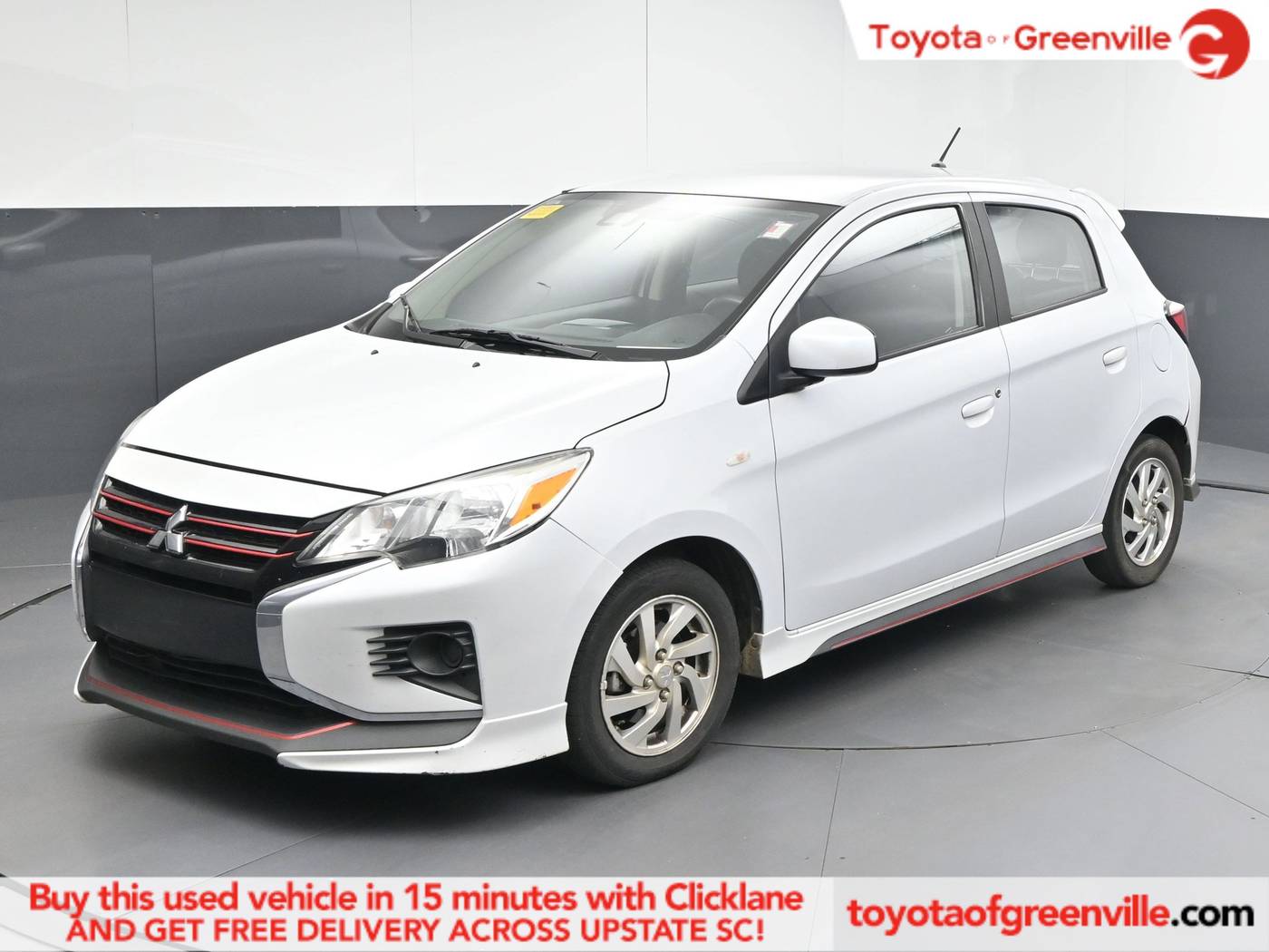 2021 Mitsubishi Mirage Carbonite Edition — Hatchback — 57,819 mi — Greenville, SC