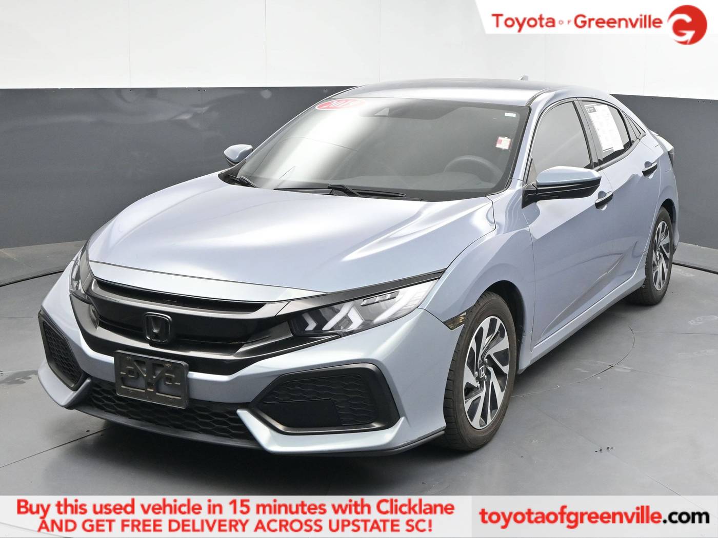 2019 Honda Civic LX — Hatchback — 104,682 mi — Greenville, SC