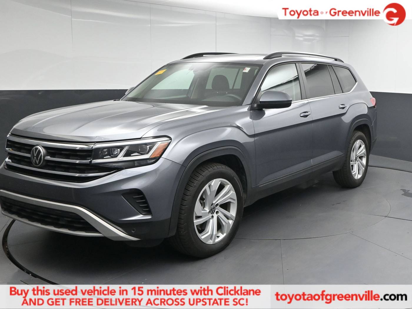 2021 Volkswagen Atlas SE with Technology — SUV — 81,536 mi — Greenville, SC