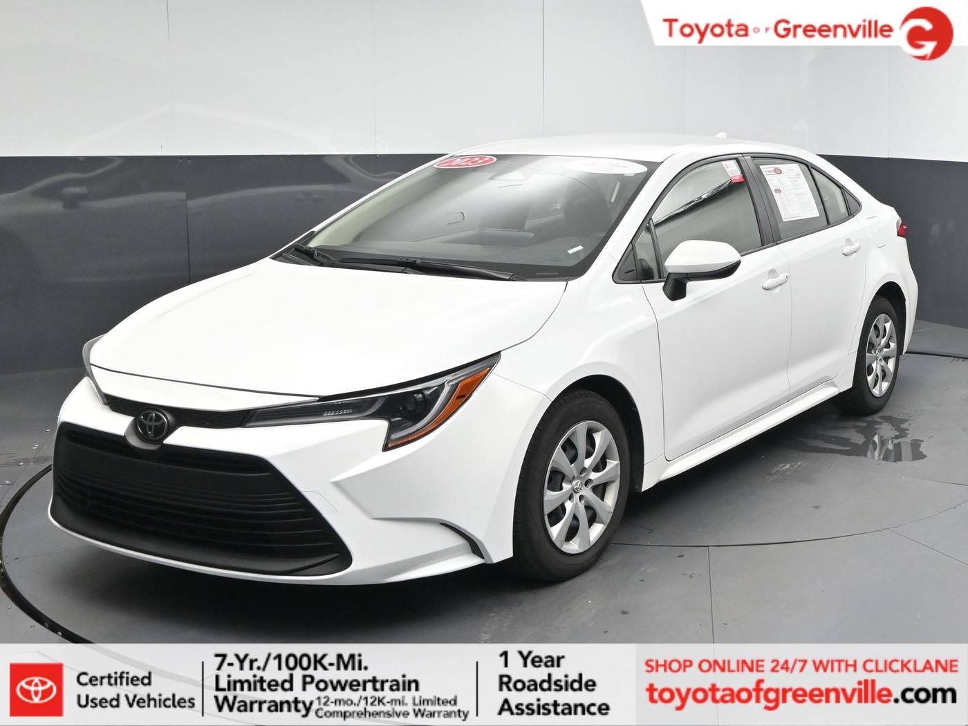 2023 Toyota Corolla LE — Sedan — 52,317 mi — Greenville, SC