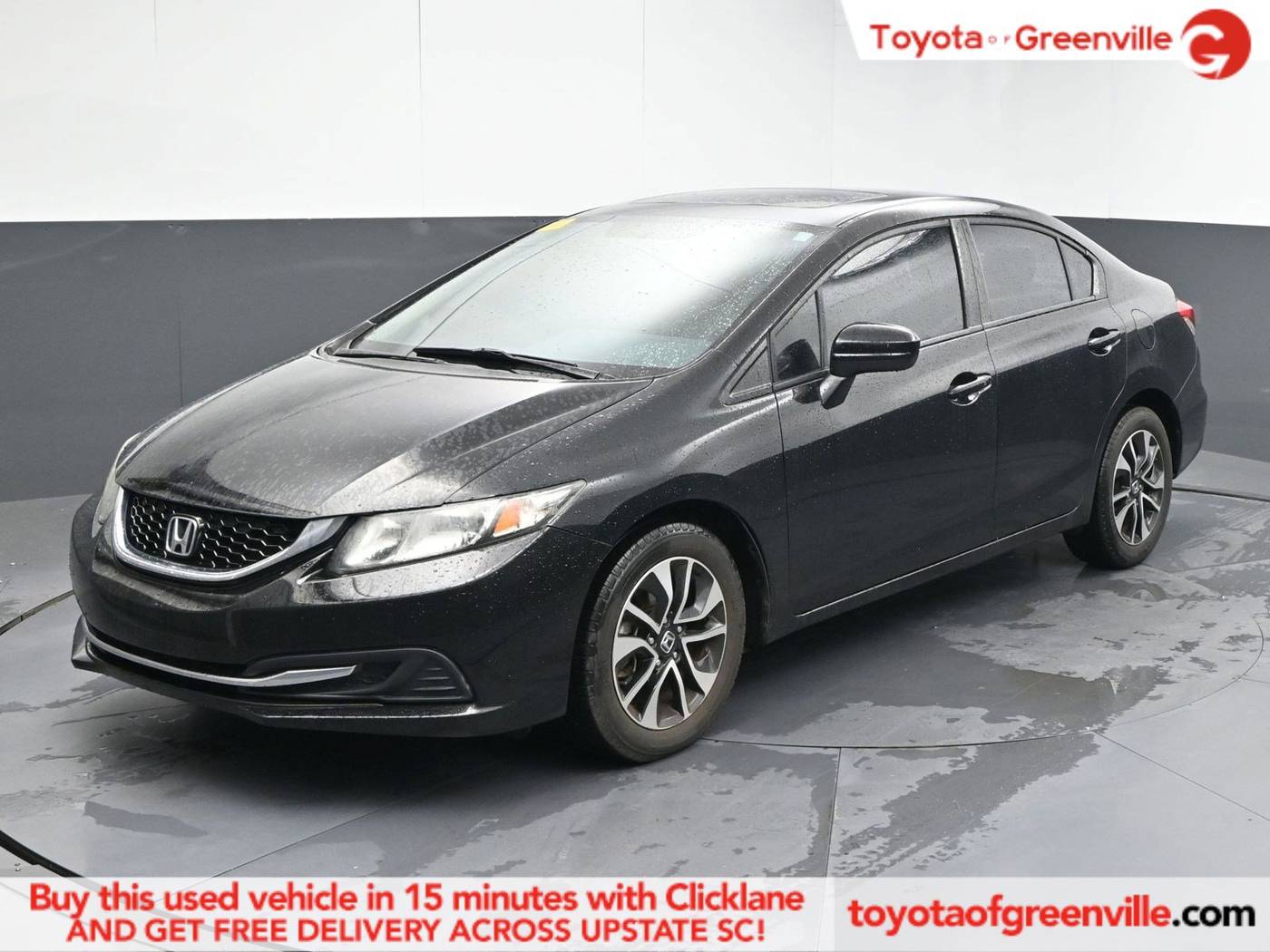 2015 Honda Civic EX — Sedan — 95,775 mi — Greenville, SC