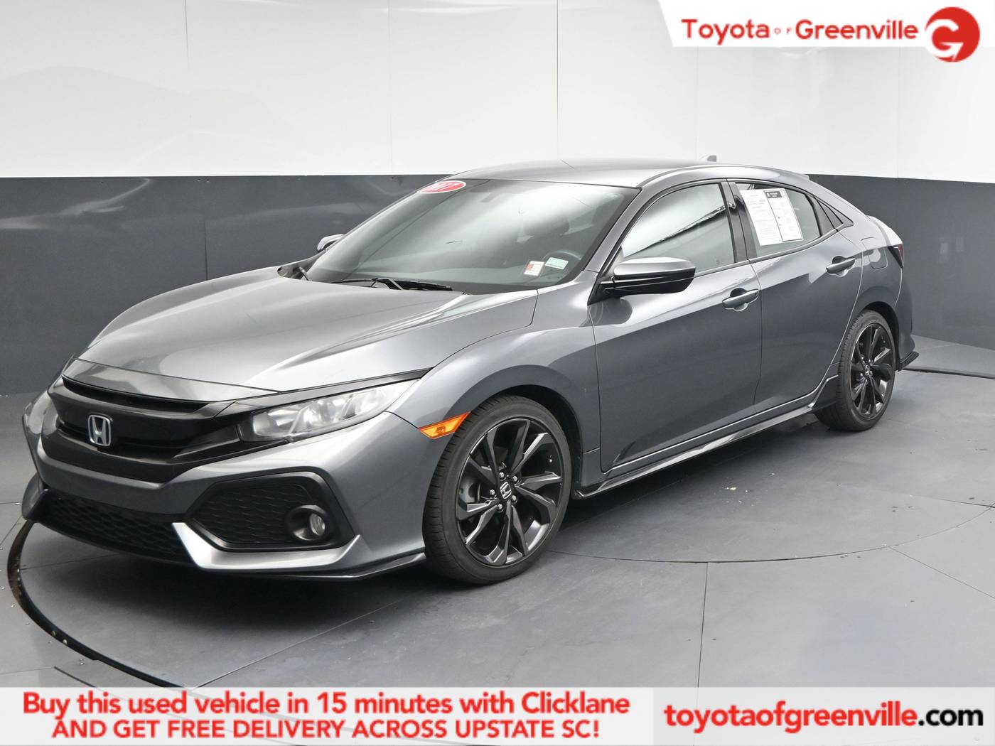 2017 Honda Civic Sport — Hatchback — 71,453 mi — Greenville, SC