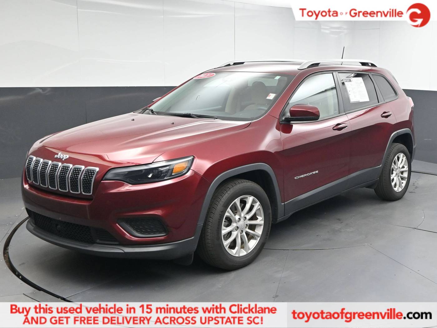 2021 Jeep Cherokee Latitude — SUV — 66,707 mi — Greenville, SC
