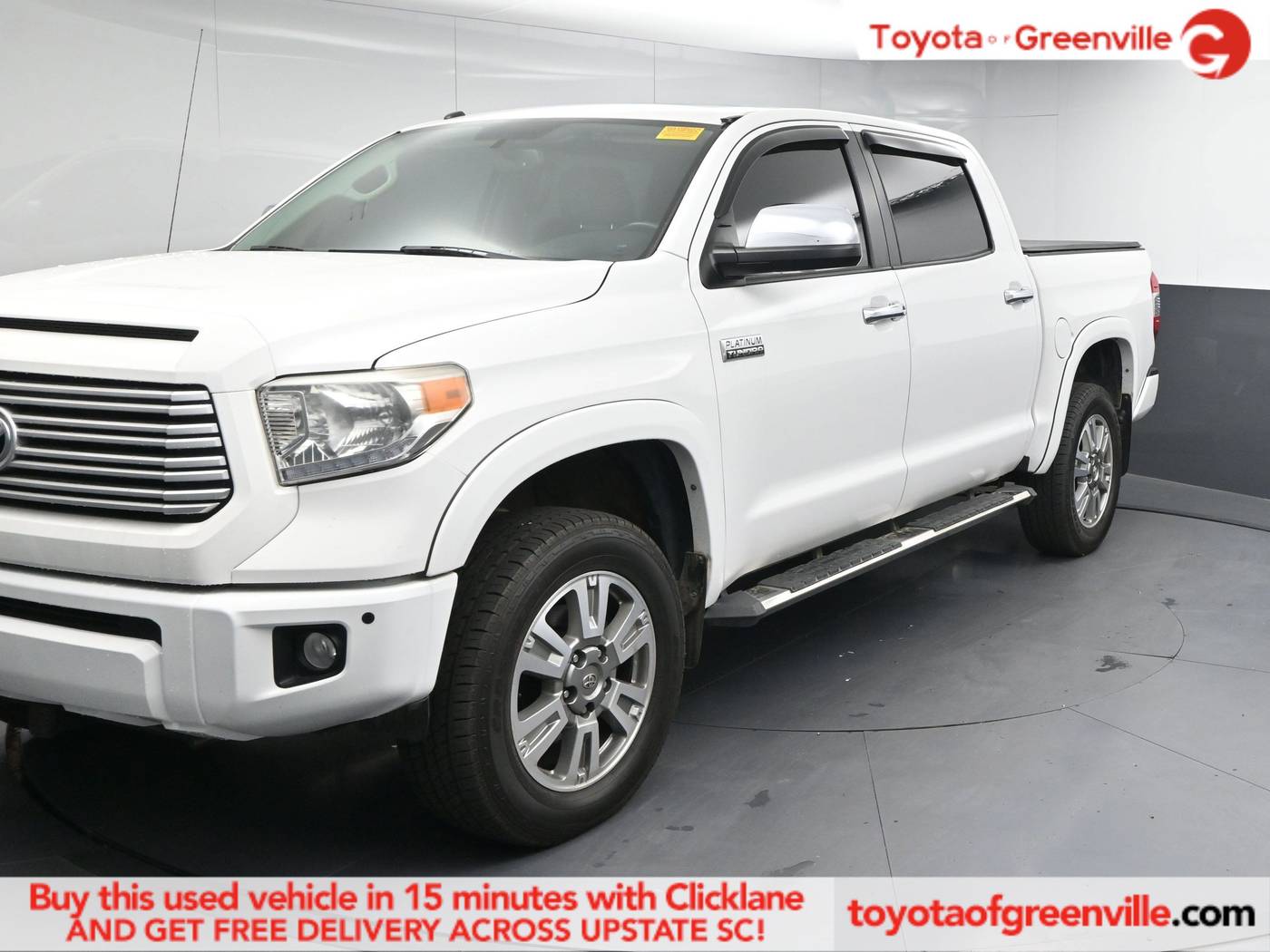 2017 Toyota Tundra Platinum — Pickup Truck — 74,535 mi — Greenville, SC