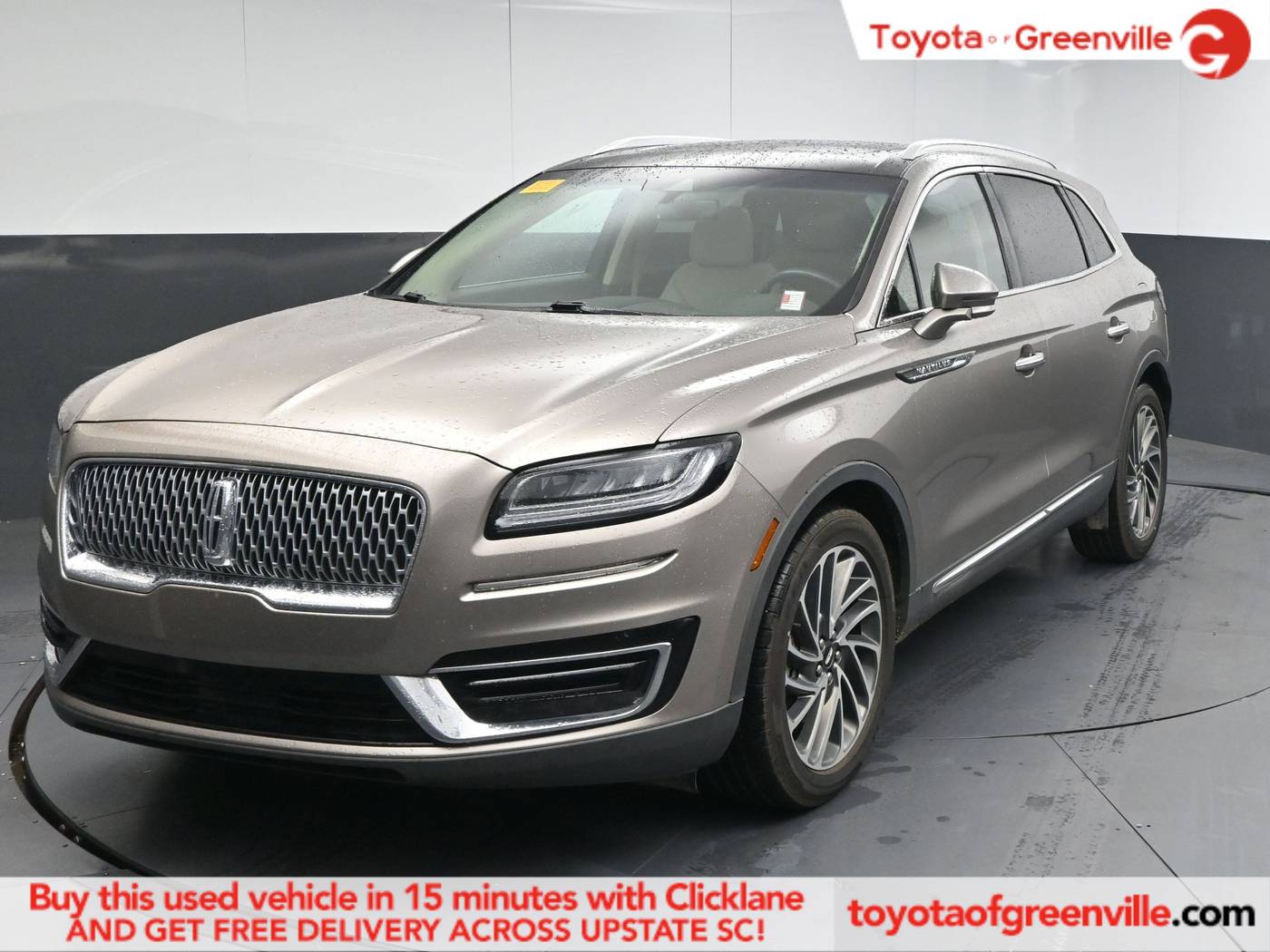 2019 Lincoln Nautilus Reserve — SUV — 44,984 mi — Greenville, SC