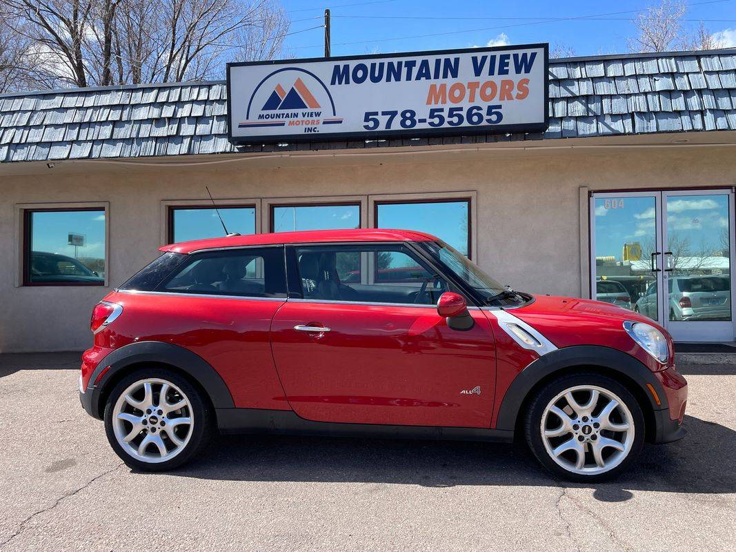 2013 MINI Cooper Paceman Cooper S ALL4 — SUV — 69,491 mi — Colorado Springs, CO