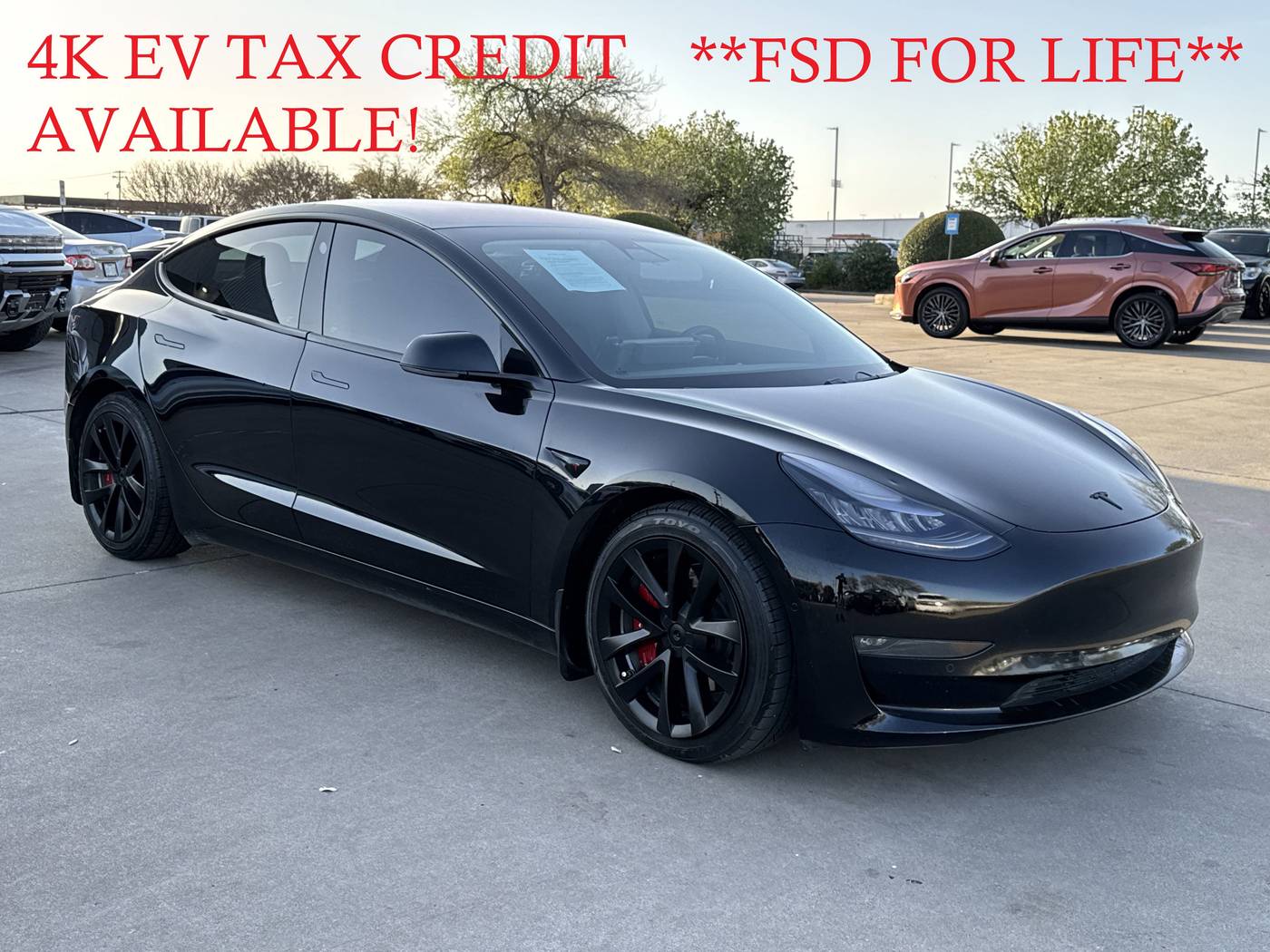 2019 Tesla Model 3 Long Range — Sedan — 122,863 mi — Plano, TX