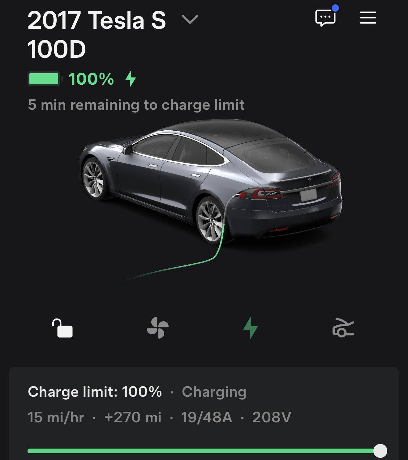 2017 Tesla Model S 100D — Hatchback — 153,058 mi — Plano, TX