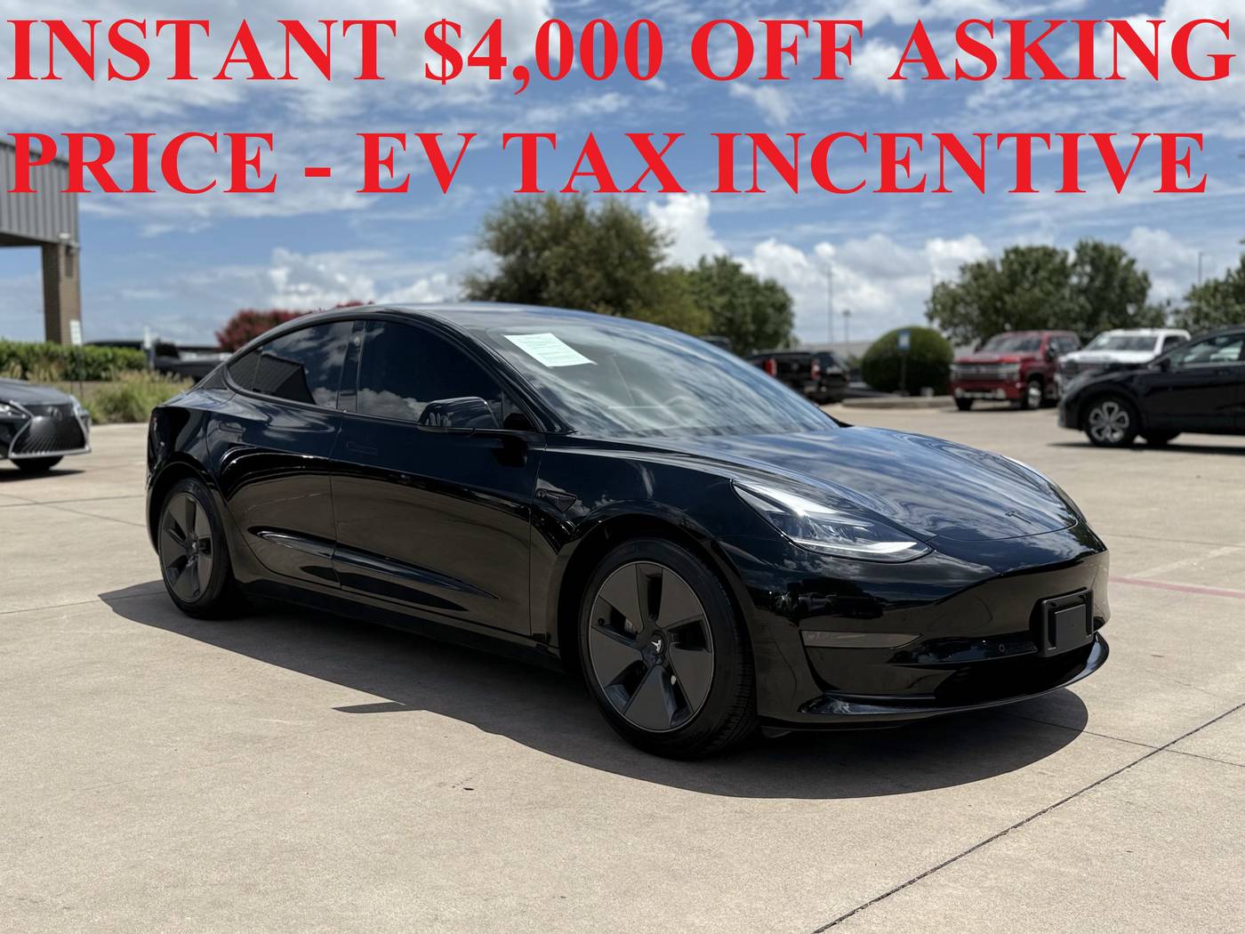 2021 Tesla Model 3 Standard Range Plus — Sedan — 26,959 mi — Plano, TX