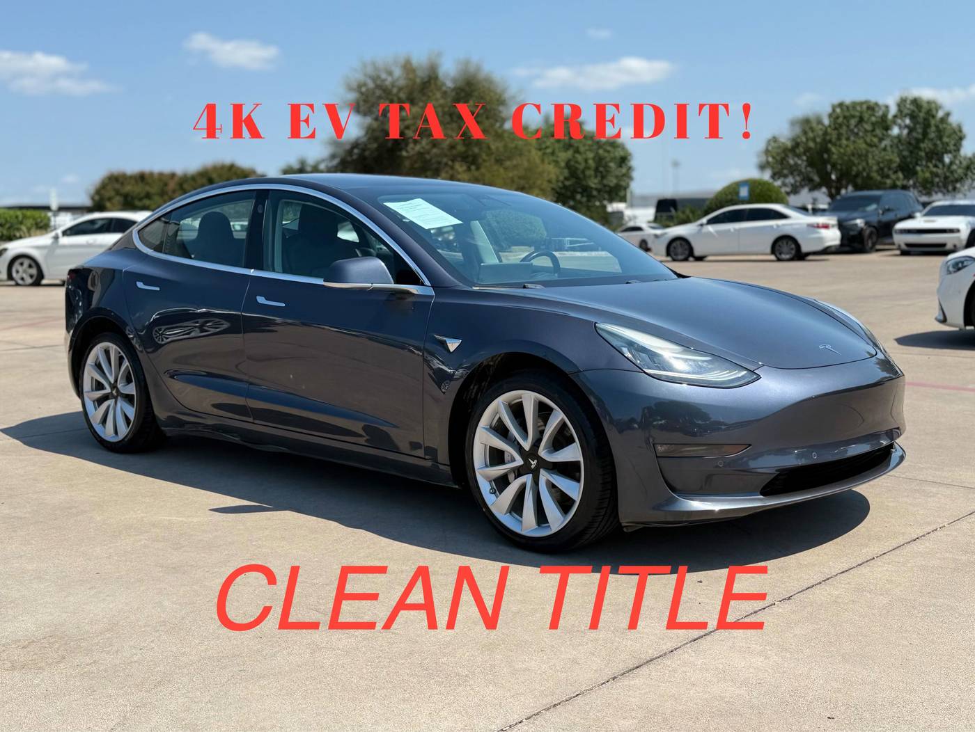 2018 Tesla Model 3 Long Range — Sedan — 46,824 mi — Plano, TX