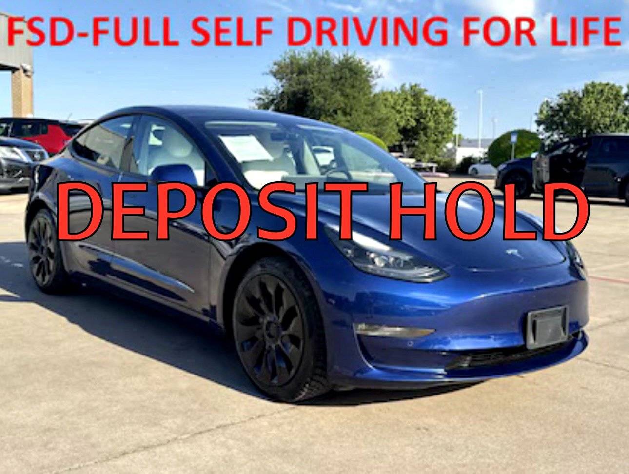 2022 Tesla Model 3 Long Range — Sedan — 38,017 mi — Plano, TX