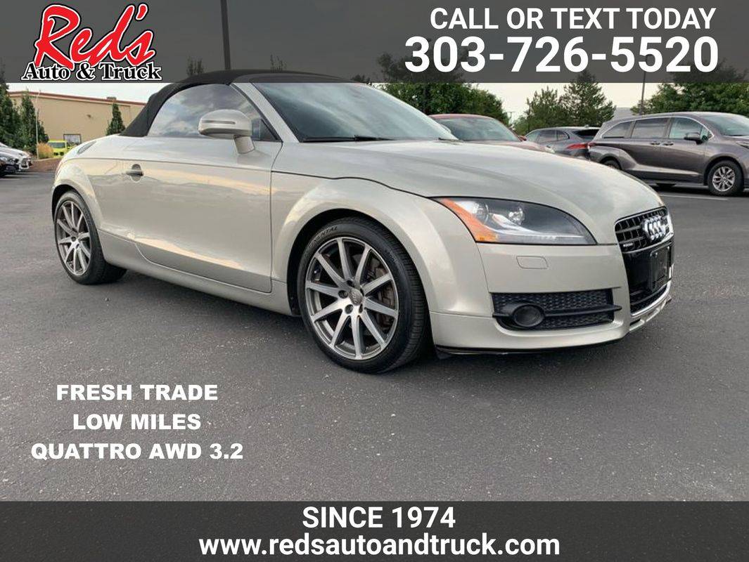 2008 Audi TT 3.2L — Convertible — 85,119 mi — Longmont, CO