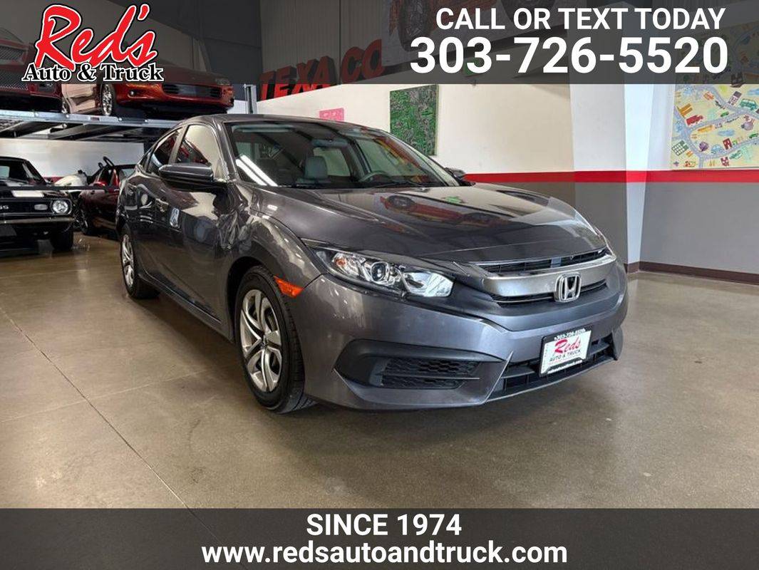 2016 Honda Civic LX — Sedan — 49,521 mi — Longmont, CO
