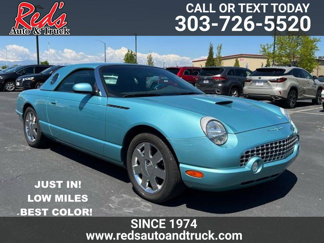 2002 Ford Thunderbird Deluxe — Convertible — 45,350 mi — Longmont, CO