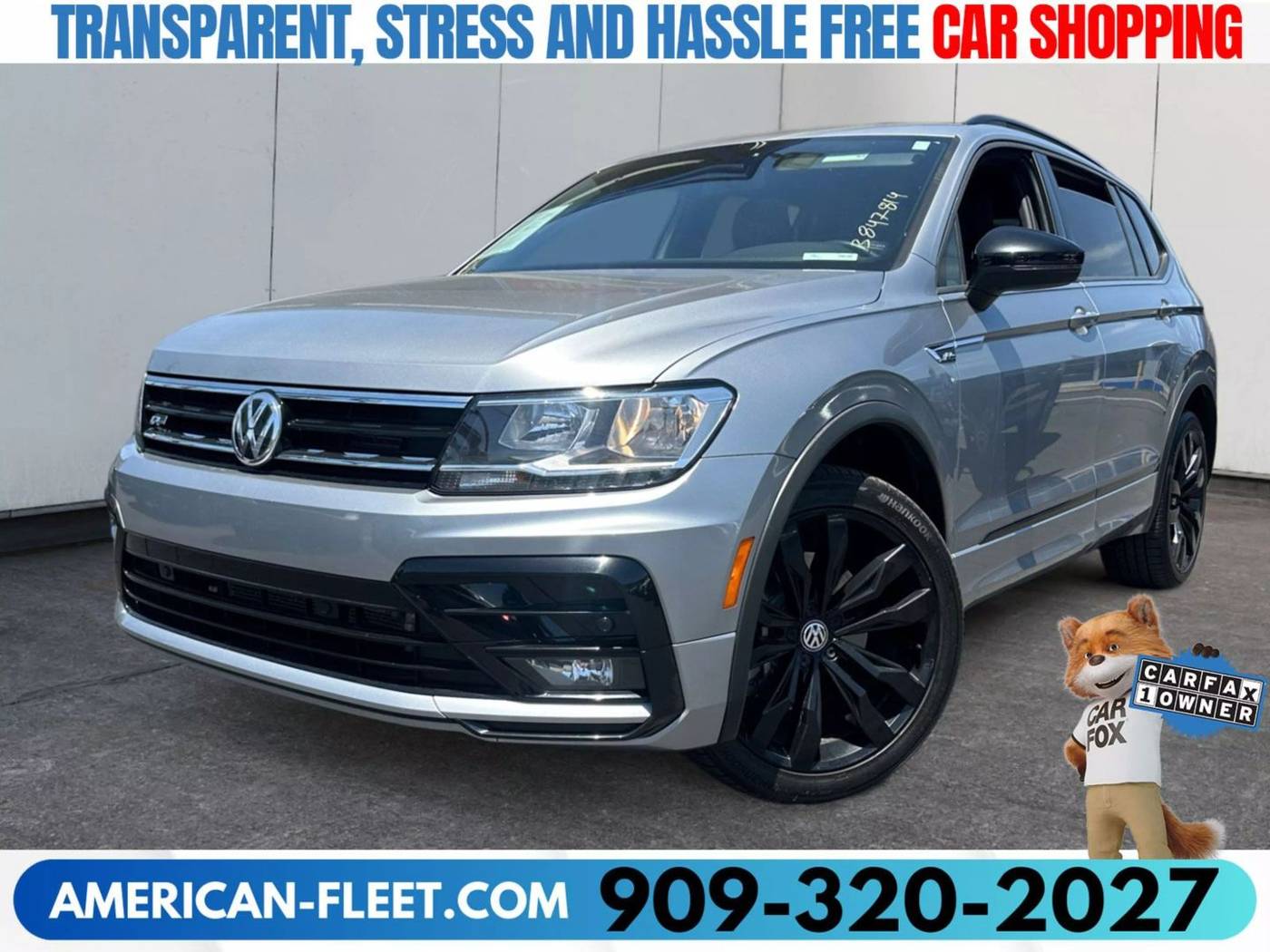 2021 Volkswagen Tiguan SE R-Line Black — SUV — 53,637 mi — FONTANA, CA