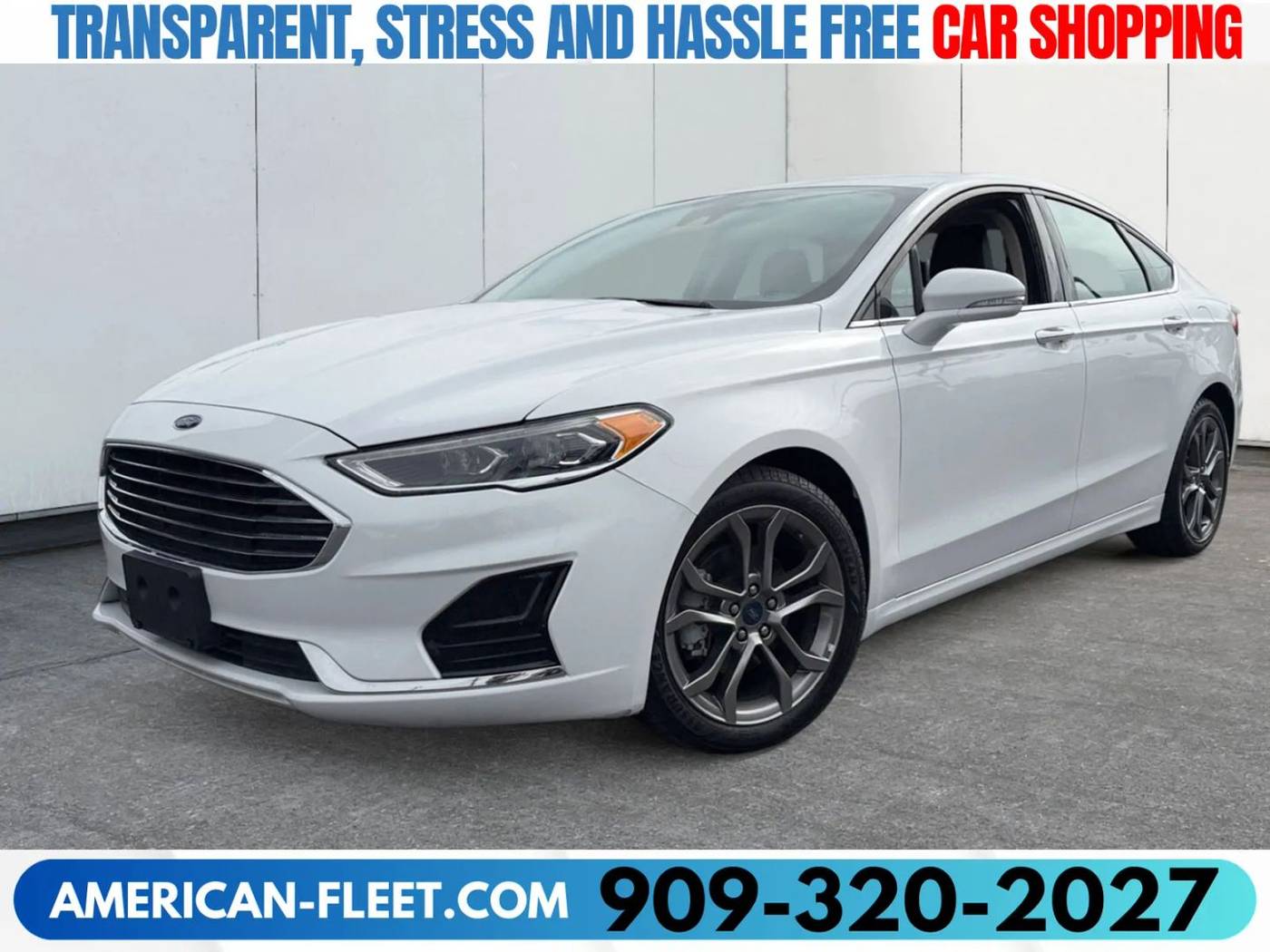2020 Ford Fusion SEL — Sedan — 61,327 mi — FONTANA, CA