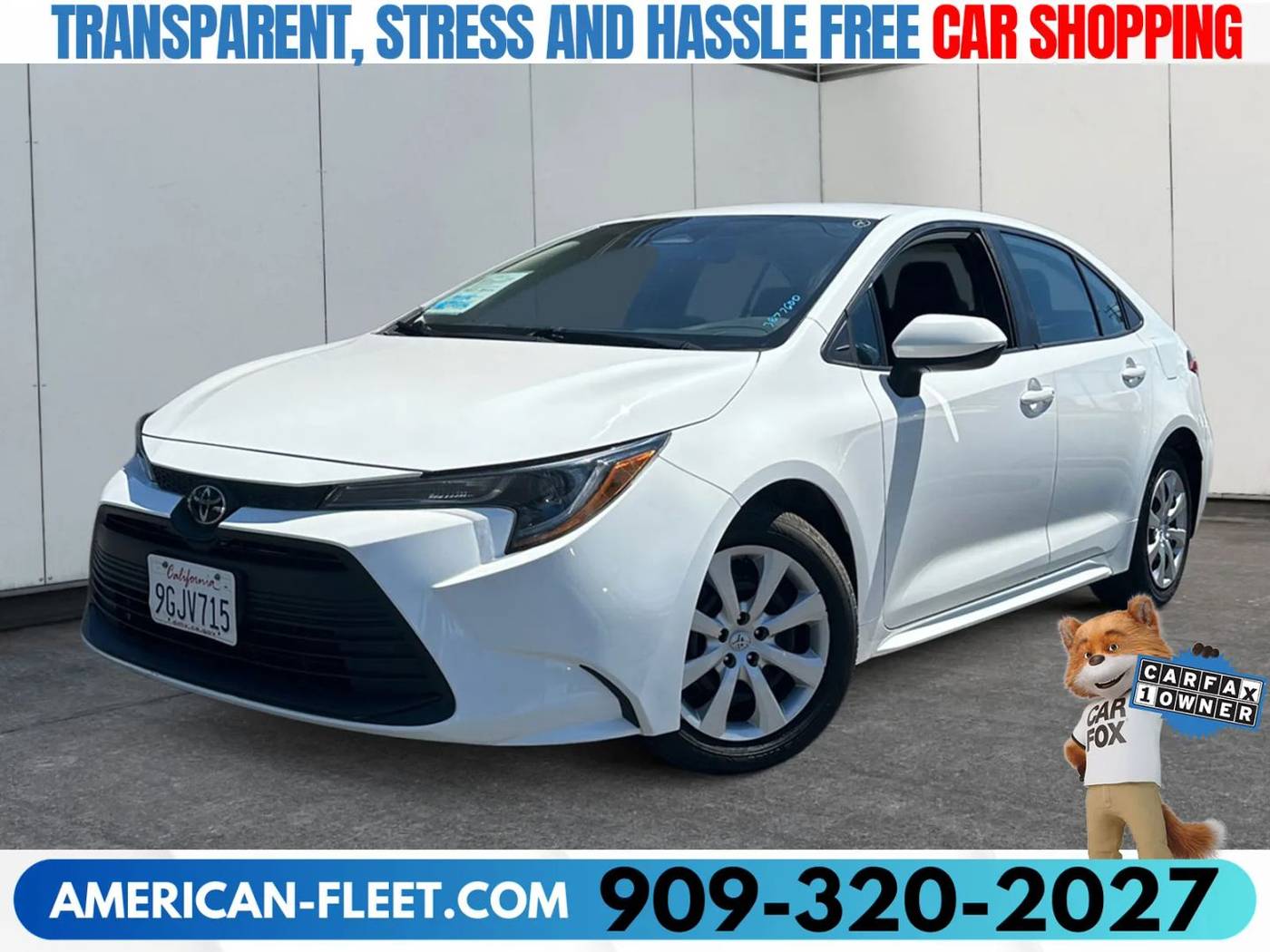 2023 Toyota Corolla LE — Sedan — 40,739 mi — FONTANA, CA