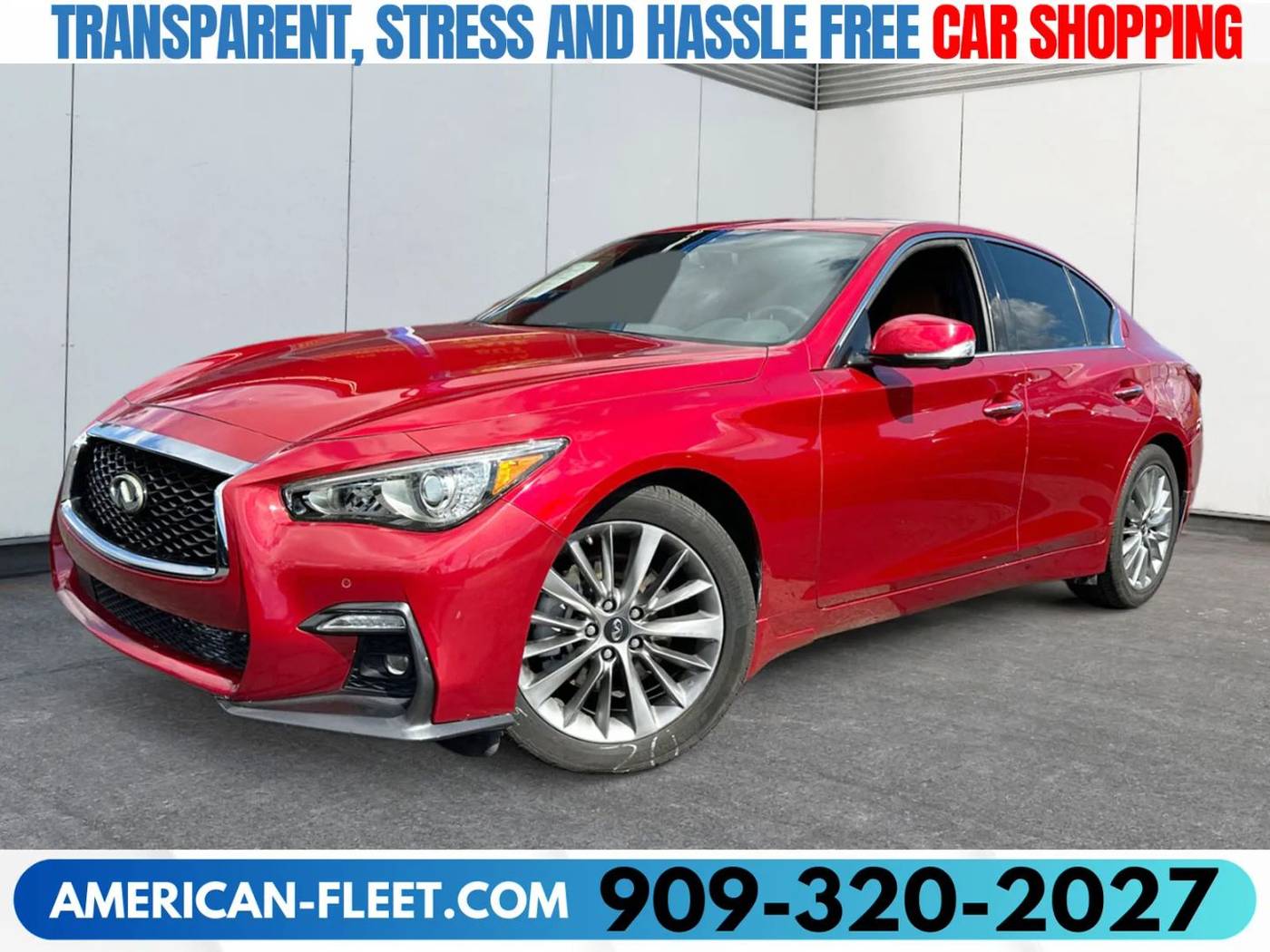 2021 INFINITI Q50 3.0t SIGNATURE EDITION — Sedan — 57,533 mi — FONTANA, CA