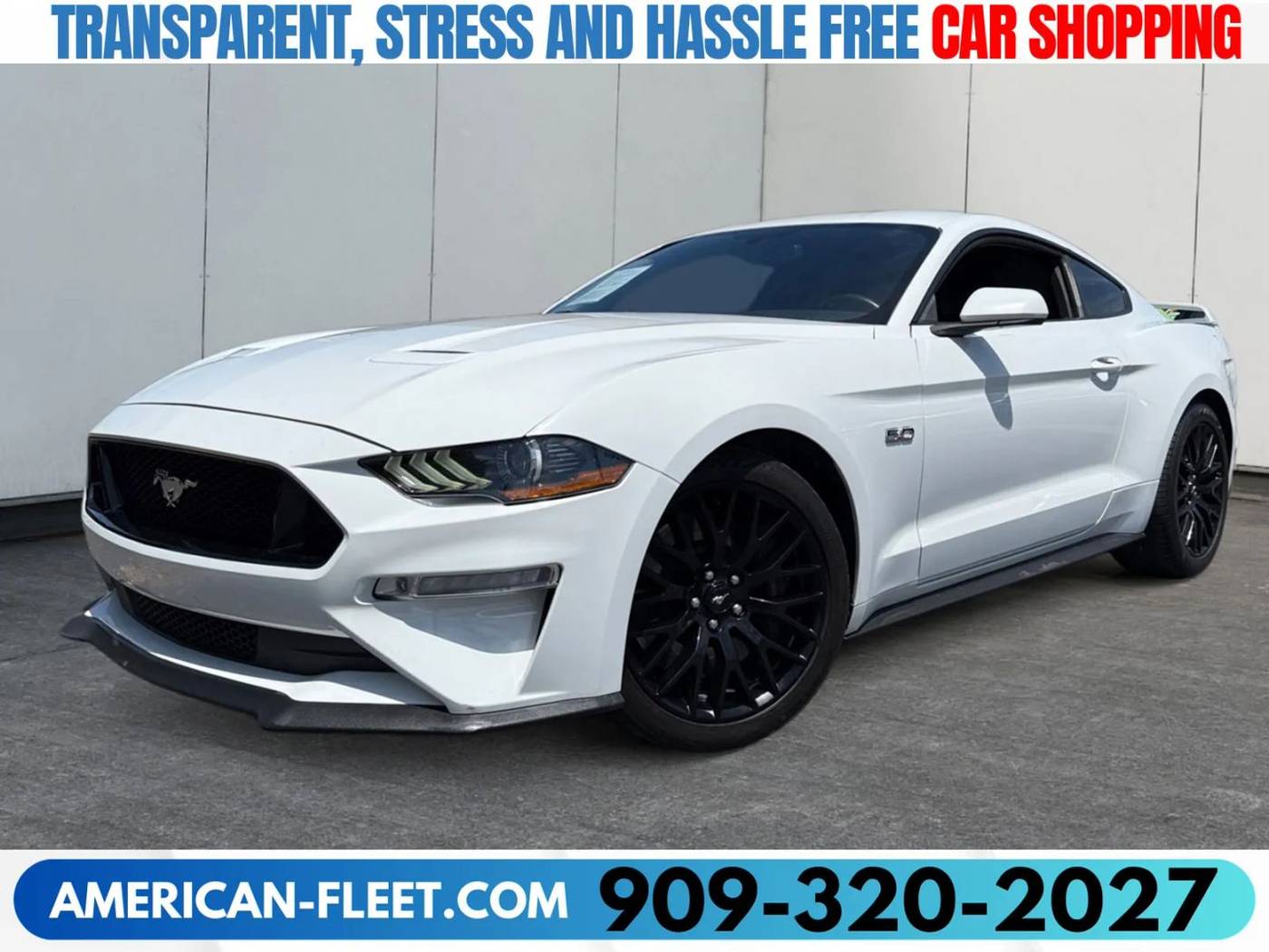 2019 Ford Mustang GT — Coupe — 68,985 mi — FONTANA, CA