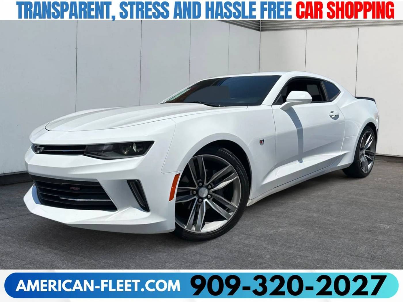 2016 Chevrolet Camaro 1LT — Coupe — 66,783 mi — FONTANA, CA