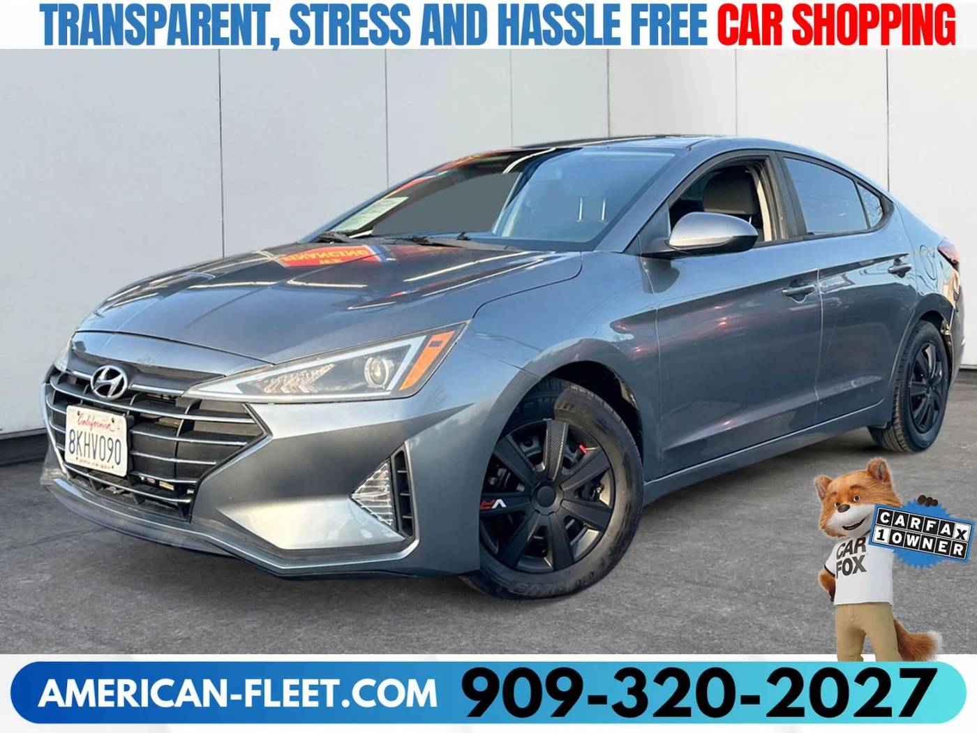 2019 Hyundai Elantra SE — Sedan — 83,983 mi — FONTANA, CA