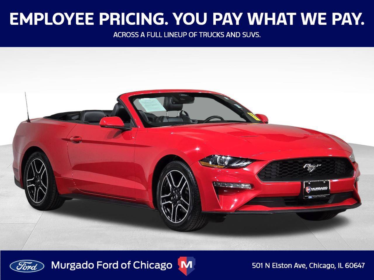 2022 Ford Mustang EcoBoost Premium — Convertible — 55,015 mi — Chicago, IL