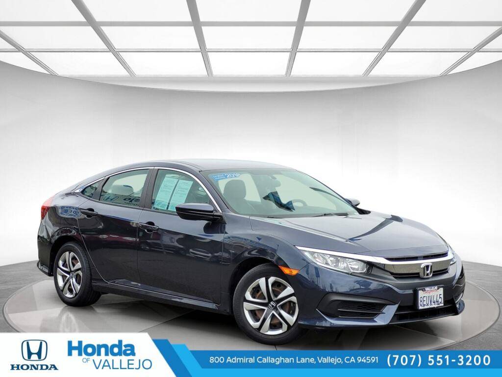 2018 Honda Civic LX — Sedan — 56,495 mi — Vallejo, CA