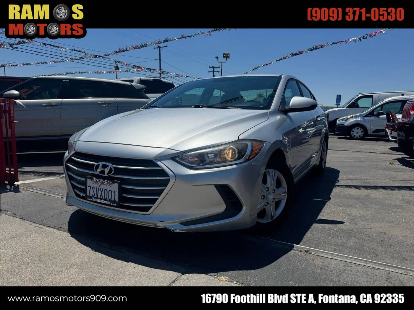 2017 Hyundai Elantra SE — Sedan — 82,900 mi — Fontana, CA