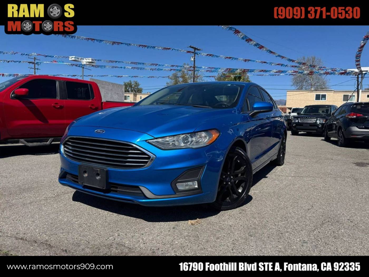 2019 Ford Fusion SE — Sedan — 61,753 mi — Fontana, CA