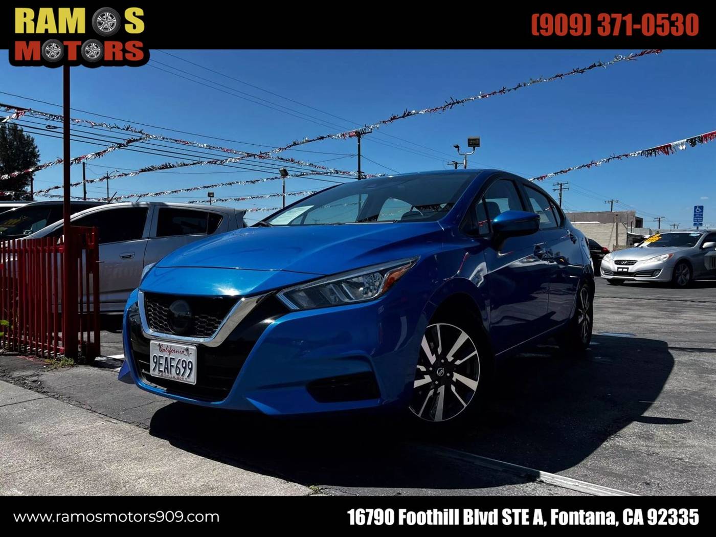 2021 Nissan Versa SV — Sedan — 67,073 mi — Fontana, CA