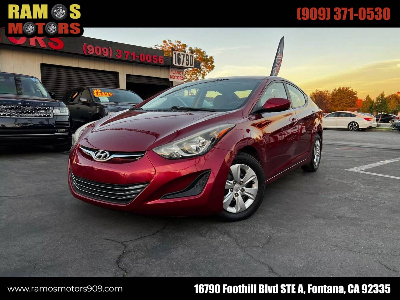 2016 Hyundai Elantra SE — Sedan — 81,252 mi — Fontana, CA