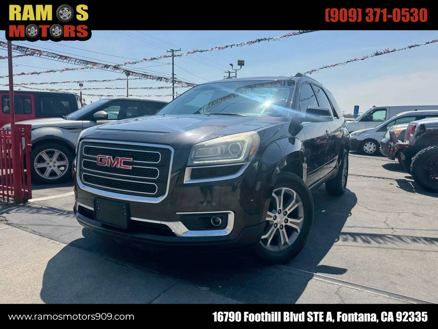 2016 GMC Acadia SLT — SUV — 107,345 mi — Fontana, CA