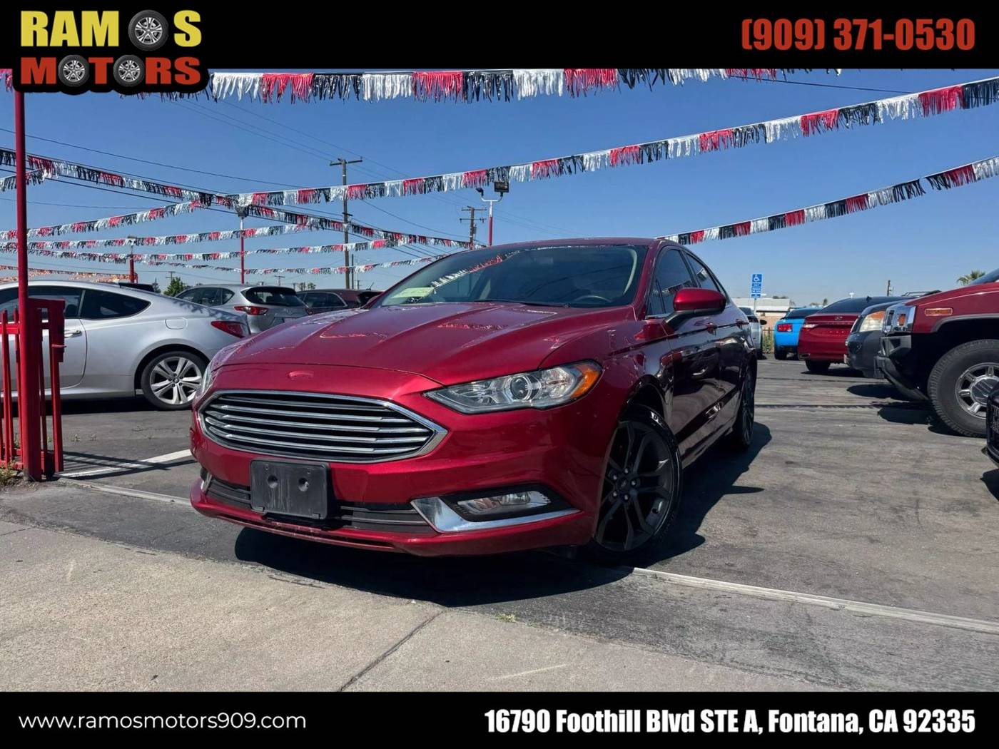 2018 Ford Fusion SE — Sedan — 93,715 mi — Fontana, CA