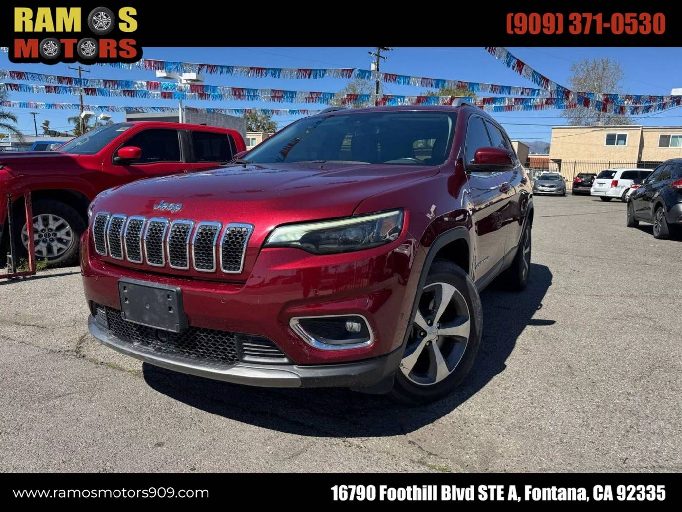 2021 Jeep Cherokee Limited — SUV — 63,022 mi — Fontana, CA