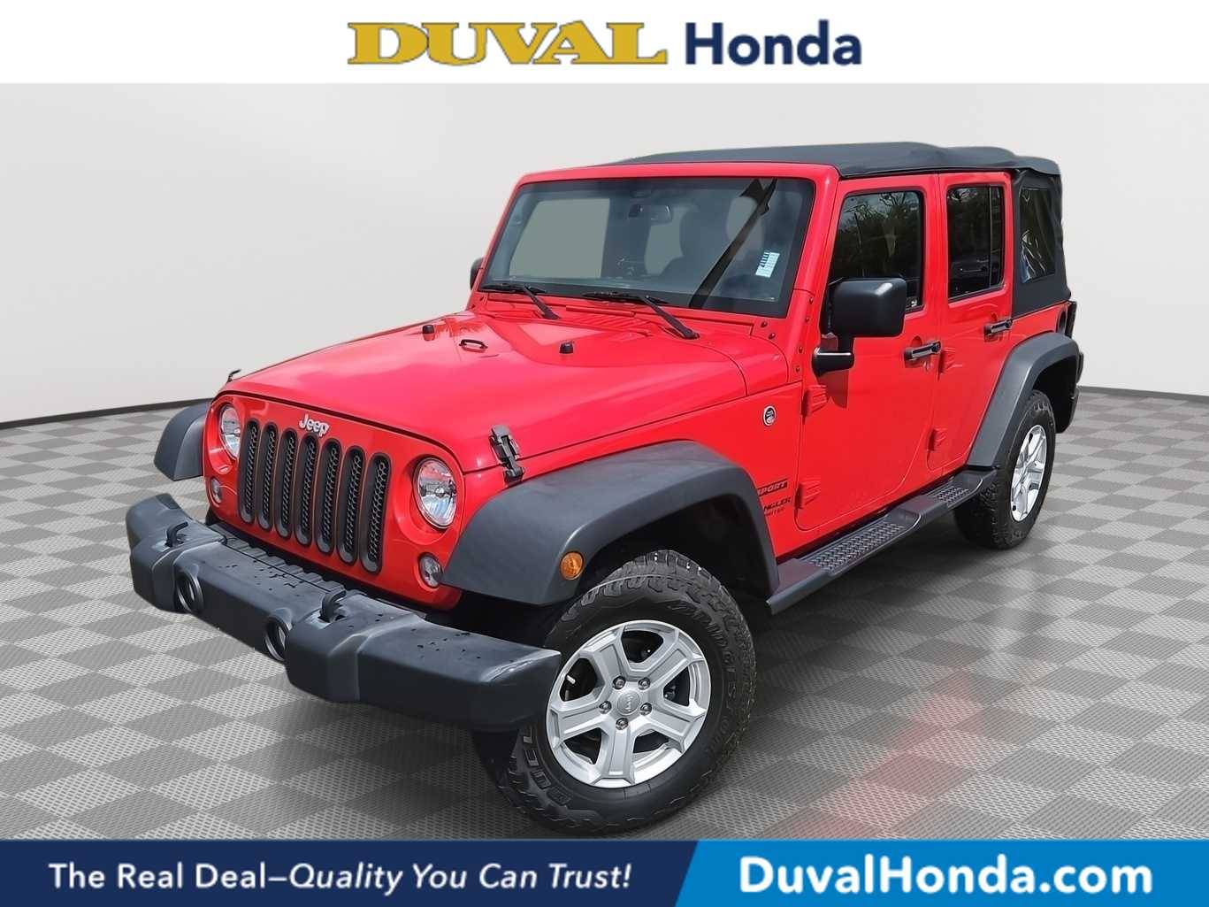 2017 Jeep Wrangler Sport — SUV — 53,767 mi — Jacksonville, FL