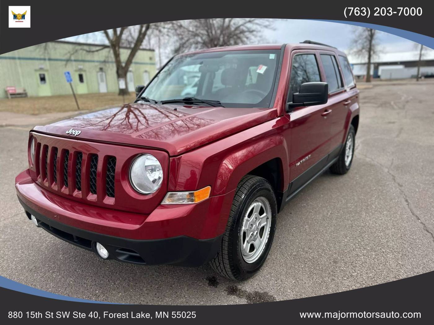 2012 Jeep Patriot Sport — SUV — 110,166 mi — Forest Lake, MN