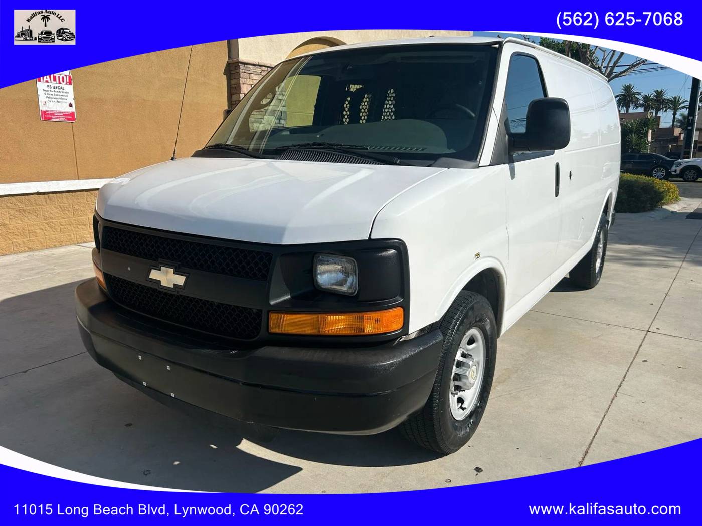 2013 Chevrolet Express Cargo Van Base — Cargo Van — 107,345 mi — Lynwood, CA