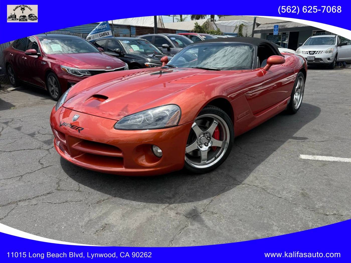 2005 Dodge Viper SRT-10 — Convertible — 42,626 mi — Lynwood, CA