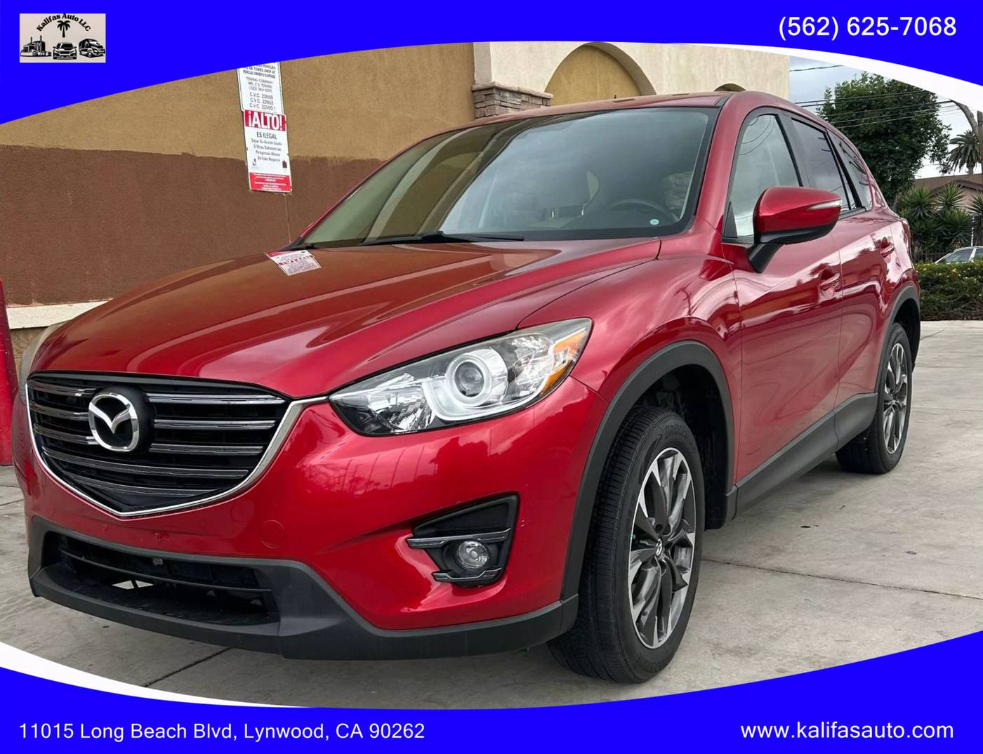 2016 Mazda CX-5 Grand Touring — SUV — 74,278 mi — Lynwood, CA