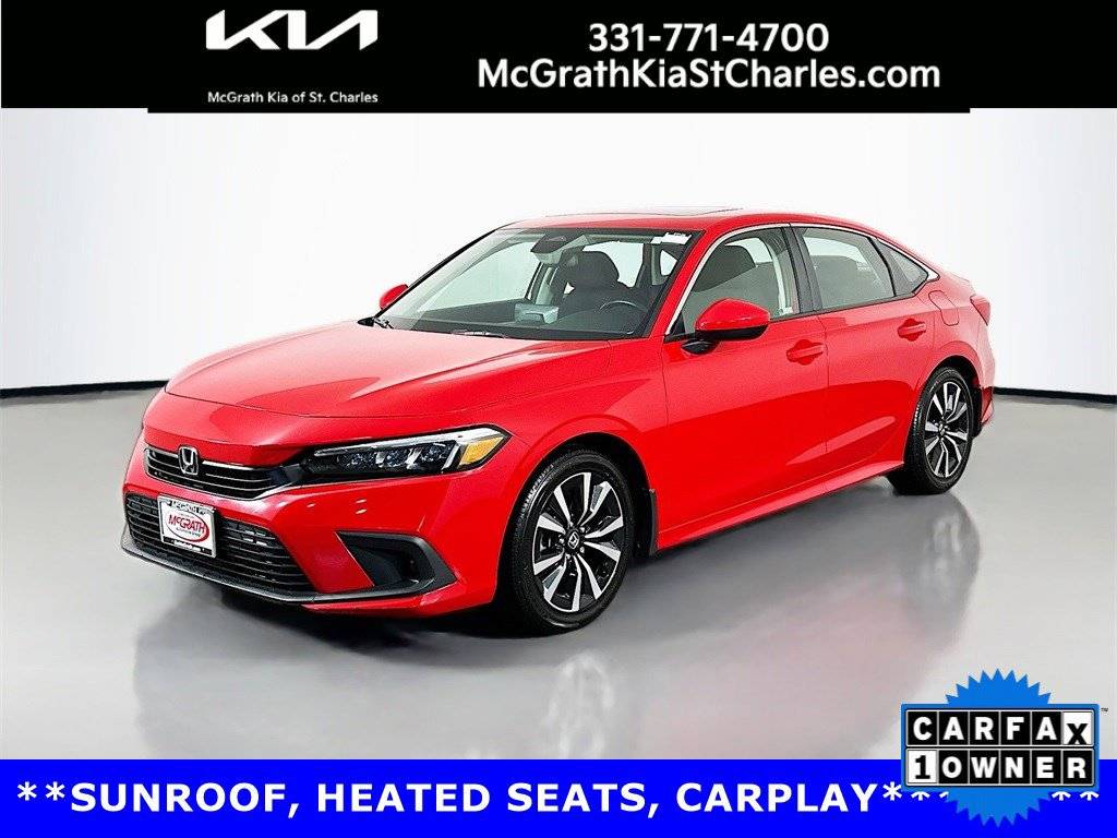 2022 Honda Civic EX — Sedan — 6,538 mi — St. Charles, IL