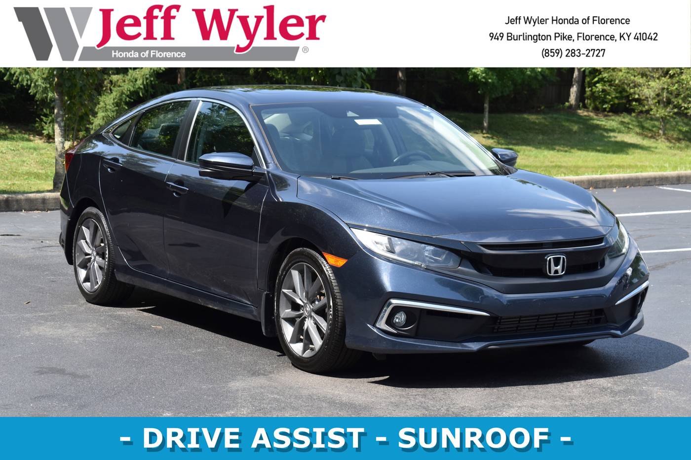 2021 Honda Civic EX-L — Sedan — 53,001 mi — Florence, KY