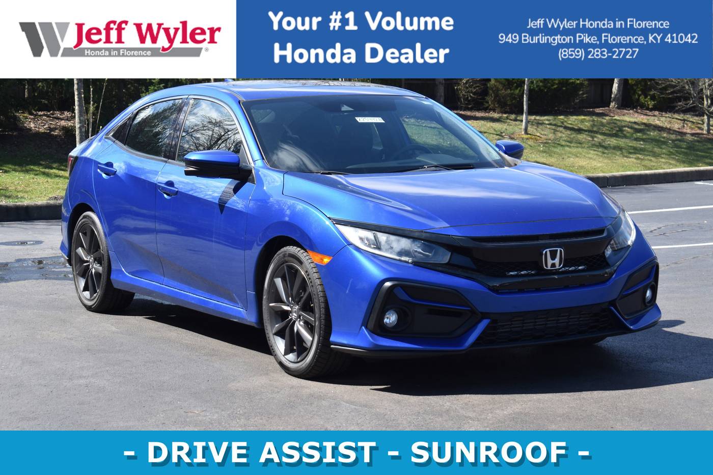 2020 Honda Civic EX — Hatchback — 47,055 mi — Florence, KY