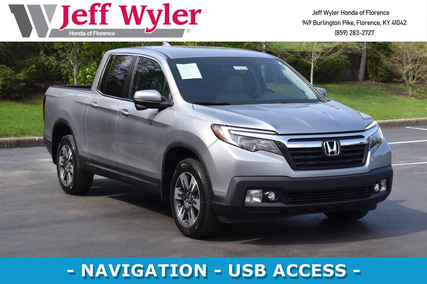 2017 Honda Ridgeline RTL-T — Pickup Truck — 104,728 mi — Florence, KY